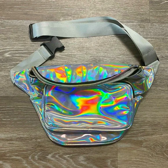 Fanny Pack clear iridescent